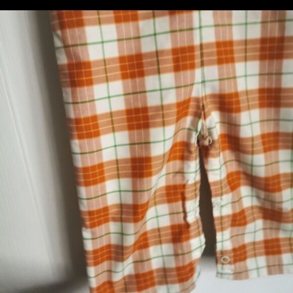 Vintage/Handmade plaid Jumpsuit size 12-18 m - Picture 3 of 6